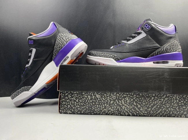 Black Court 050 Retro CT8532 3 Purple Jordan Air 0819